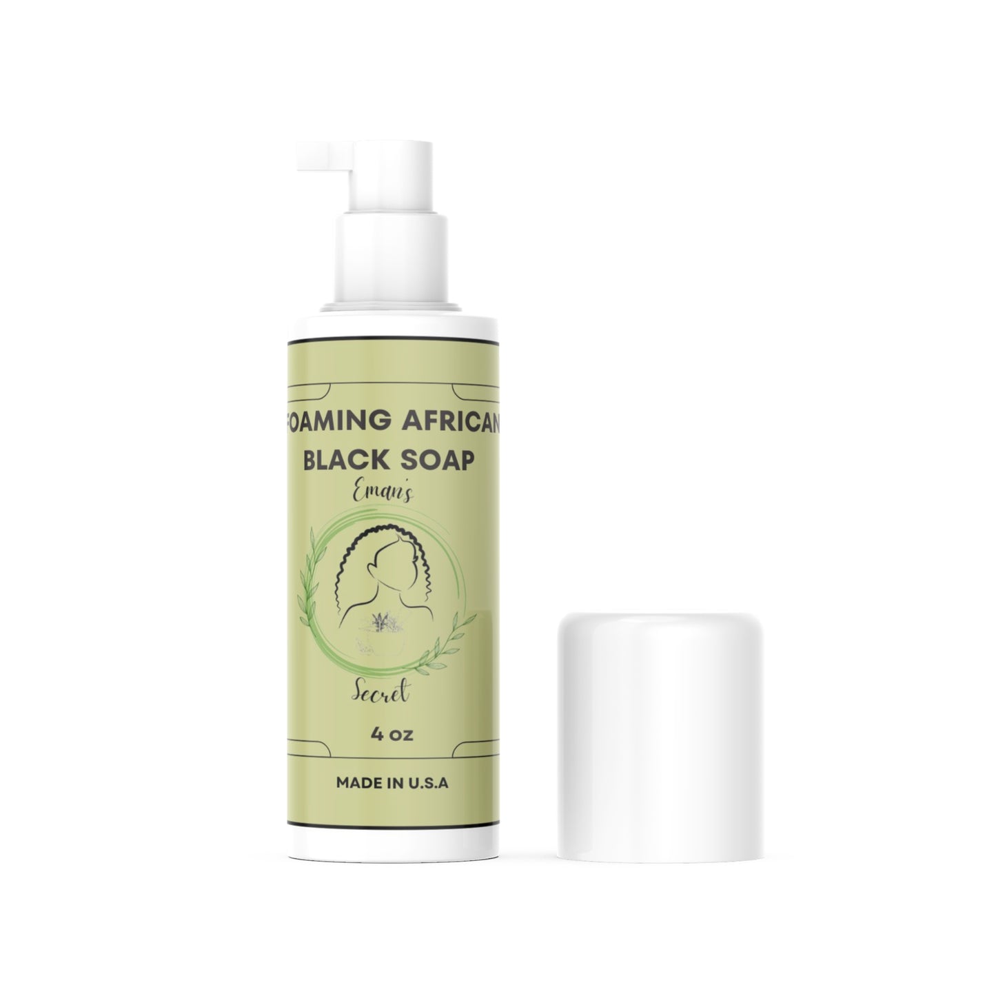 Foaming facial wash - African black soap